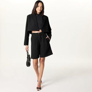 New THE DROP black walking shorts, stretch limo - Size XXS - with tags